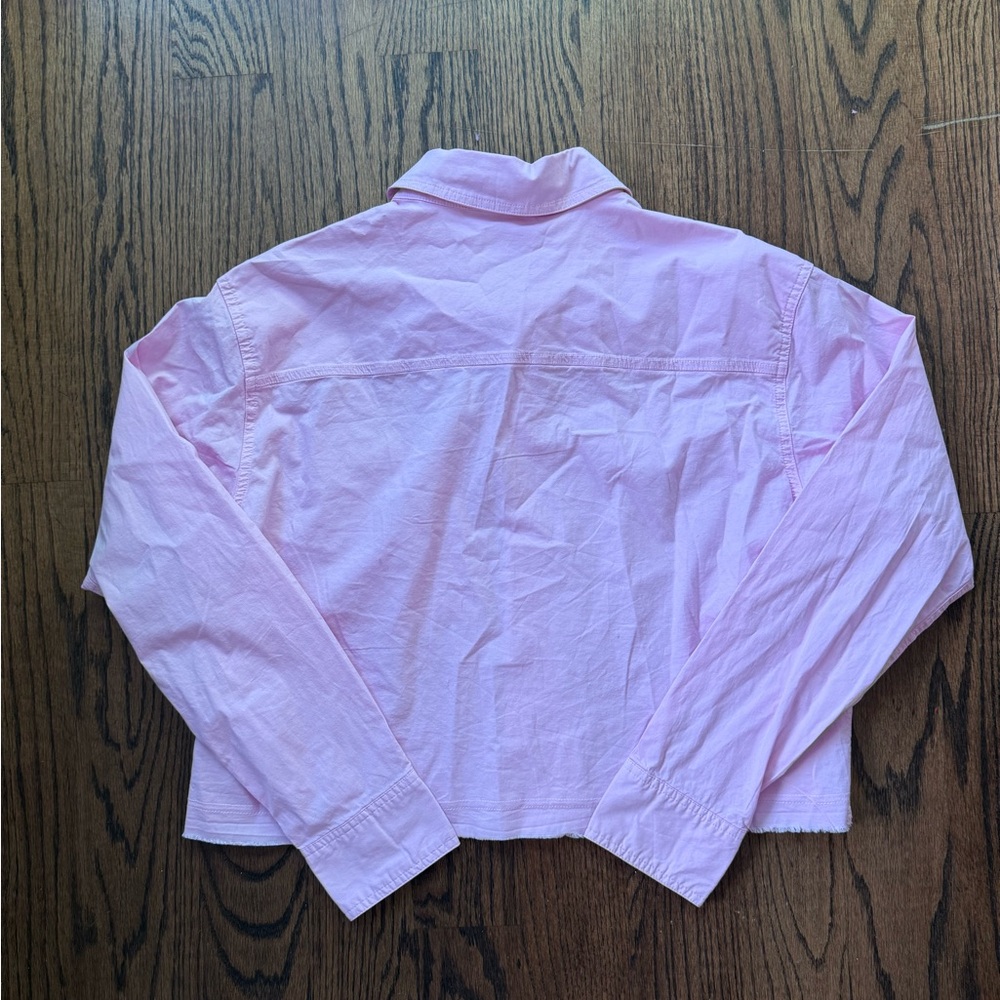 Monrow Light Pink Collared Shirt - image 2